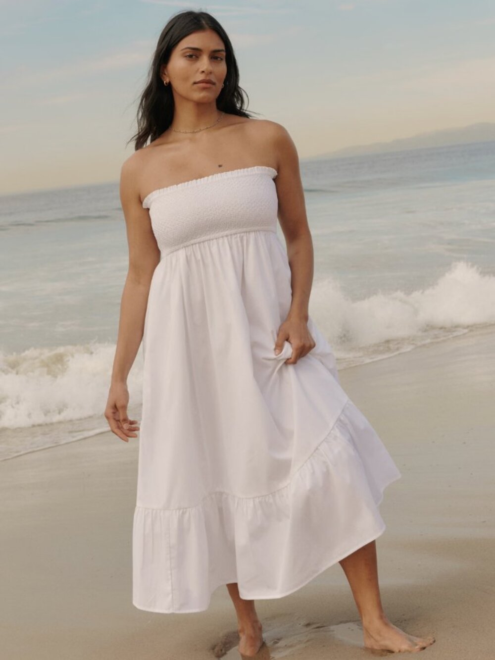 Abercrombie Smocked Convertible Midi Dress/Skirt